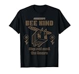 Minecraft Bee Kind Stop and Smell The Flowers T-Shirt