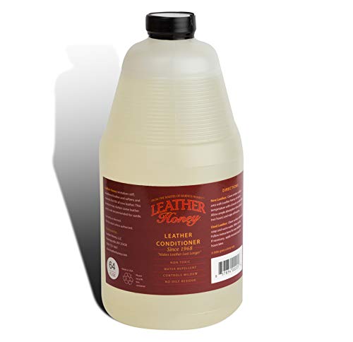Leather Honey Leather Conditioner, Best Leather Conditioner Since 1968. for Use on Leather Apparel, Furniture, Auto Interiors, Shoes, Bags and Accessories. Non-Toxic and Made in The USA!