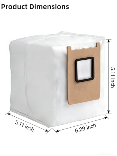 Image of Replacement Dust Bags Compatible for Eufy Omni E25 /E28 /C28 3-Layer Leak-Proof Robot Vacuum Cleaner Parts /Accessories