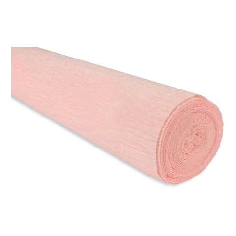 FloristryWarehouse Baby Blush Pink Crepe Paper Roll Cover