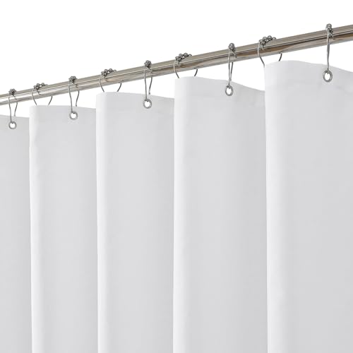 eachope Waterproof Fabric Shower Curtain Liner with 3 Heavy-Duty Magnets - Washable Cloth shower...