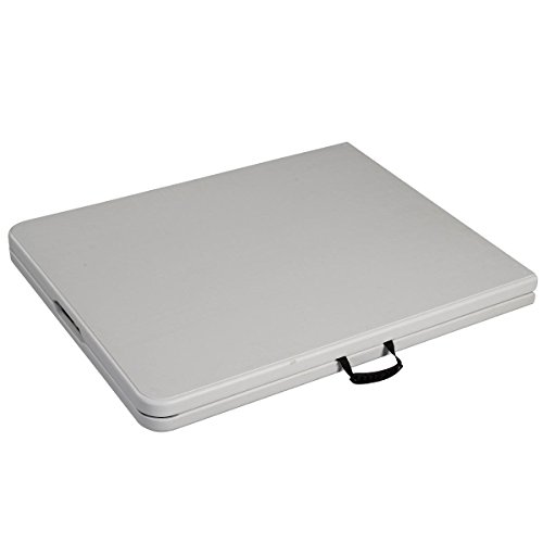 Giantex Folding Table, Off White #TOP6