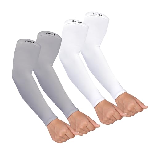 Image of Arm Sleeves for Men & Women, Sun Protection & UV Compression Hand Sleeves for Cycling, Running, Outdoor Sports & Activities, Hand Cover for Bike Riding
