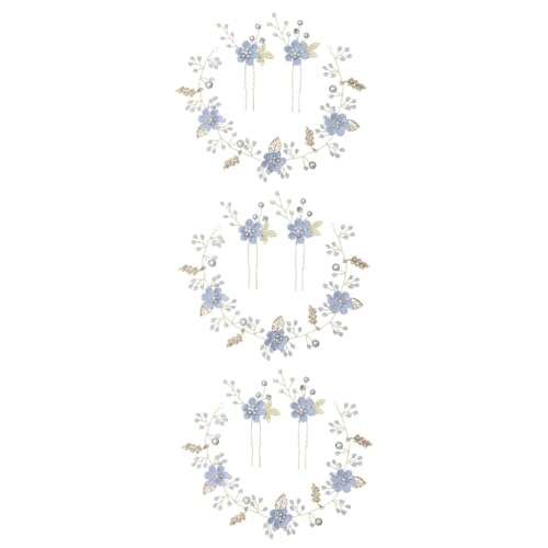 Épingles à cheveux mariée anti-glisse | Lot de 9 pinces de mariage en forme de U