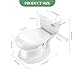 Baby Potty Training Toilet, Realistic Potty Training Toilet, Toddler Potty with Soft Seat, Removable Pot, Realistic Flushing Sound, Storage Tank, Toilet Paper Holder for Baby Ages 18 Months+