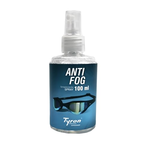 Tyron Anti Fog Spray | Antibeschlagspray | Geeignet für Schwimm- und Taucherbrillen | Wirkt schnell und effektiv | 100 ml Inhalt