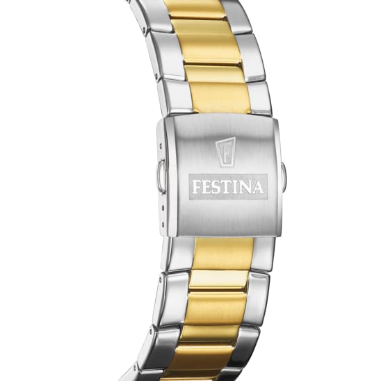 Festina Orologio Analogueico Donna con Cinturino in Acciaio Inox F20015