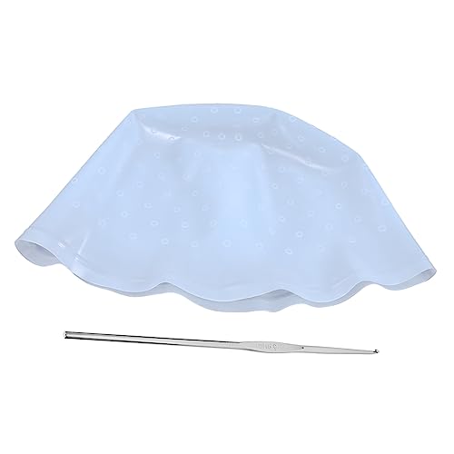 HAPINARY Hair Coloring Caps Silicone Bleaching Cap Easy to Use Reusable for Salon Home