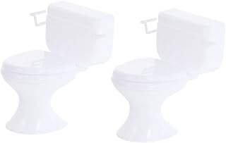 STAHAD 2 Pçs Brinquedos De Banho De Banheiro Simulados Para Bebês Acessórios De Banho Para Crianças Brinquedos De Banho Para Banheiro De Brinquedo Para Crianças Banheiro Minúsculo Boneca