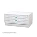 Safco Products Flat File Closed Base for 5-Drawer 4994WHR Flat File, Sold Separately, White