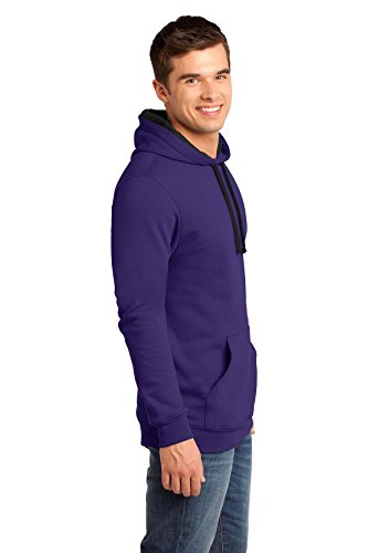District Men's Young The Concert Fleece Hoodie XXL Purple3