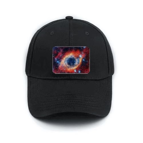 Casquette de baseball noire yeux nébuleuse ajustable chapeau soleil streetwear