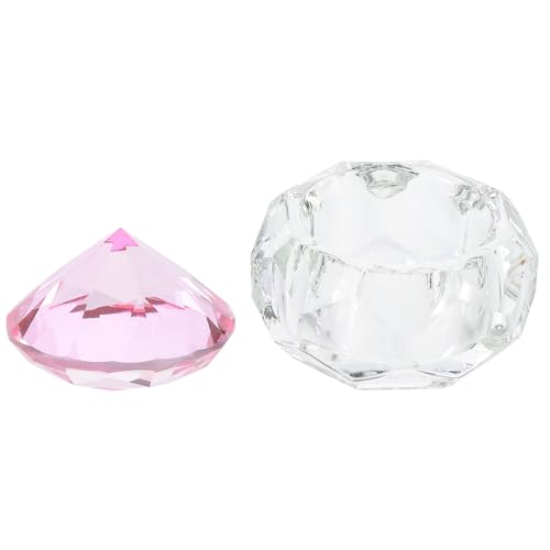 Vaso cristal para mezclar líquidos de uñas Beaupretty miniatura 1