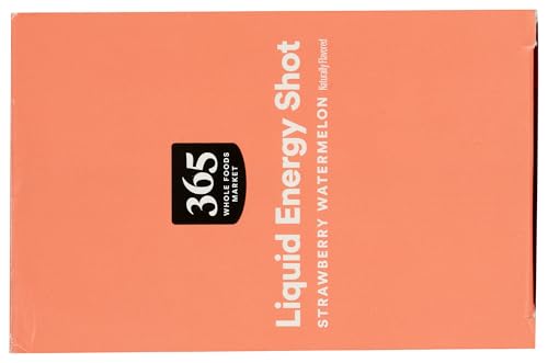 Image of 365 by Whole Foods Market, Energy Shot, Strawberry Watermelon, 2 Fl Oz, 6 Pack