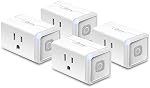 Kasa Smart Plug by TP-Link (HS103P4) 4-Pack and Kasa Smart Plug Power Strip (KP303)