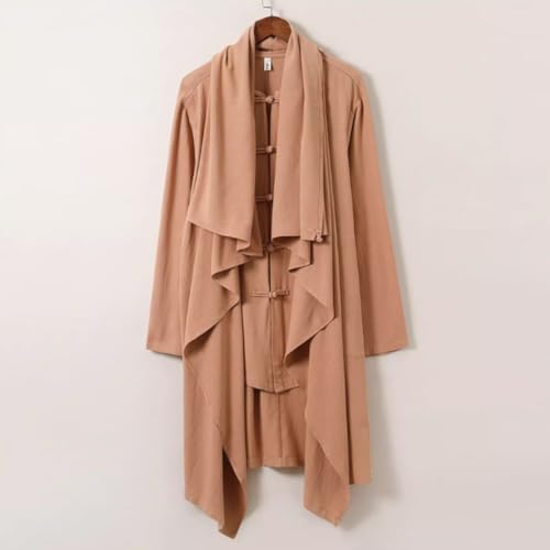 HZCX FASHION Mens Chinese Style Shirt Traditional Frog Button Up Kung Fu Tai Chi Shirts Fake 2 Peice Cotton Linen Zen Robe2