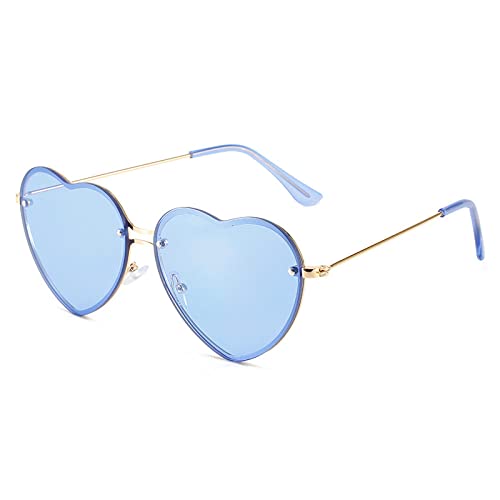 Lunettes de soleil coeur légères pour éviter les marques sur le nez