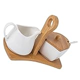 Nachdenklich design zucker container ein löffel und abnehmbare holz deckel, geeignet für haus, küche, hotel, cafe, party, perfekte für einschließlich marmeladen, zucker, kaffee, gewürze.