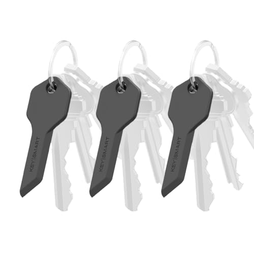 KeySmart Safe Box Opener - Key-shaped Safe Package Opener For Everyday Carry, with Finger Protection Fits Perfectly on Keychain or Inside a KeySmart - Portable Tool Box (Black)