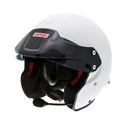 Simpson AA0130EG2M54 Helm Rally 8859 Fia, Black Peak, XS