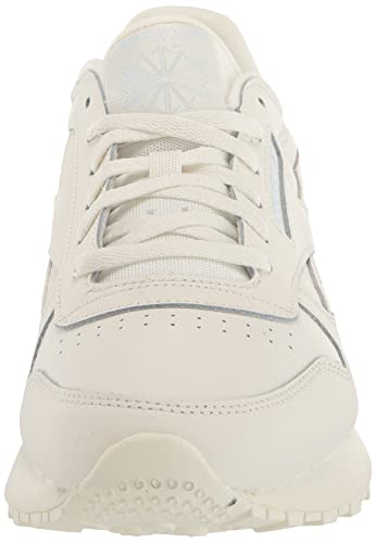 Reebok Women's Classic Leather SP Sneaker, Chalk/Glass Blue, 5.5 Medium US
