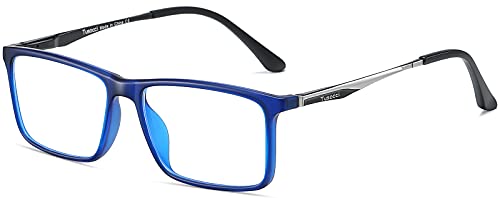 Get Popular Offer Blue Light Blocking Glasses Square Computer Glasses Women/Men, Nerd Reading Gaming Glasses Non Prescription
