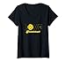 Damen Love Pickleball Paddelschläger Sportliebhaber Pickleball-Player T-Shirt mit V-Ausschnitt