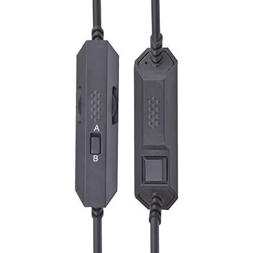 Image of Astro A40 Replacement Cable Inline Mute Volume Control with Microphone for Astro A10 /A30 /A50 Gaming Headsets Cord Lead Compatible with Xbox One Play Station 4 PS4 PC Mobile MixAmp (A&B Modes /100CM)