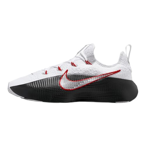 Nike Lebron TR 1 Men's Workout Shoes (White/Black/University Red/Metallic Silver)