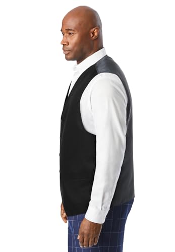 KingSize Men's Big & Tall KS Signature Collection Easy Movement 5-Button Suit Vest