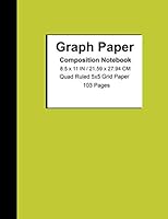 Graph Paper Composition Notebook : Grid Paper Notebook, Quad Ruled, 103 Sheets (Large, 8. 5 X 11) 1654757241 Book Cover