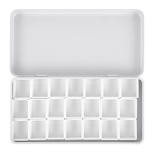 Didiseaon 1juego Caja De Acuarelas Compartimentos Juego De Pans Vacías Caja De Hierro para Pintura Al Agua y Gouache para Artistas y Manualidades