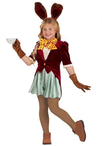 Disfraz infantil March Hare con chaqueta y accesorios miniatura 2