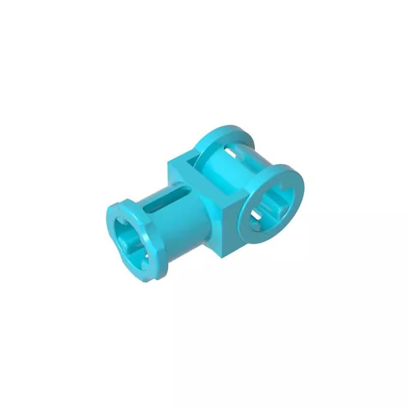 Gobricks Shaft Bolt Connection Technic Axle Connector with Axle Hole 32039 42135 4107081 GDS-931 50Pieces Compatible with Lego Classic Bulk Toy MOC Color:Medium Azure โ image 1