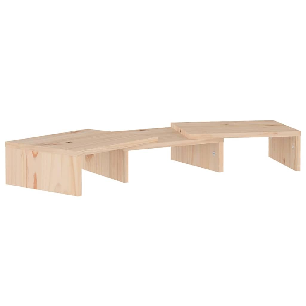 Support de moniteur 60 x 24 x 10,5 cm en pin massif