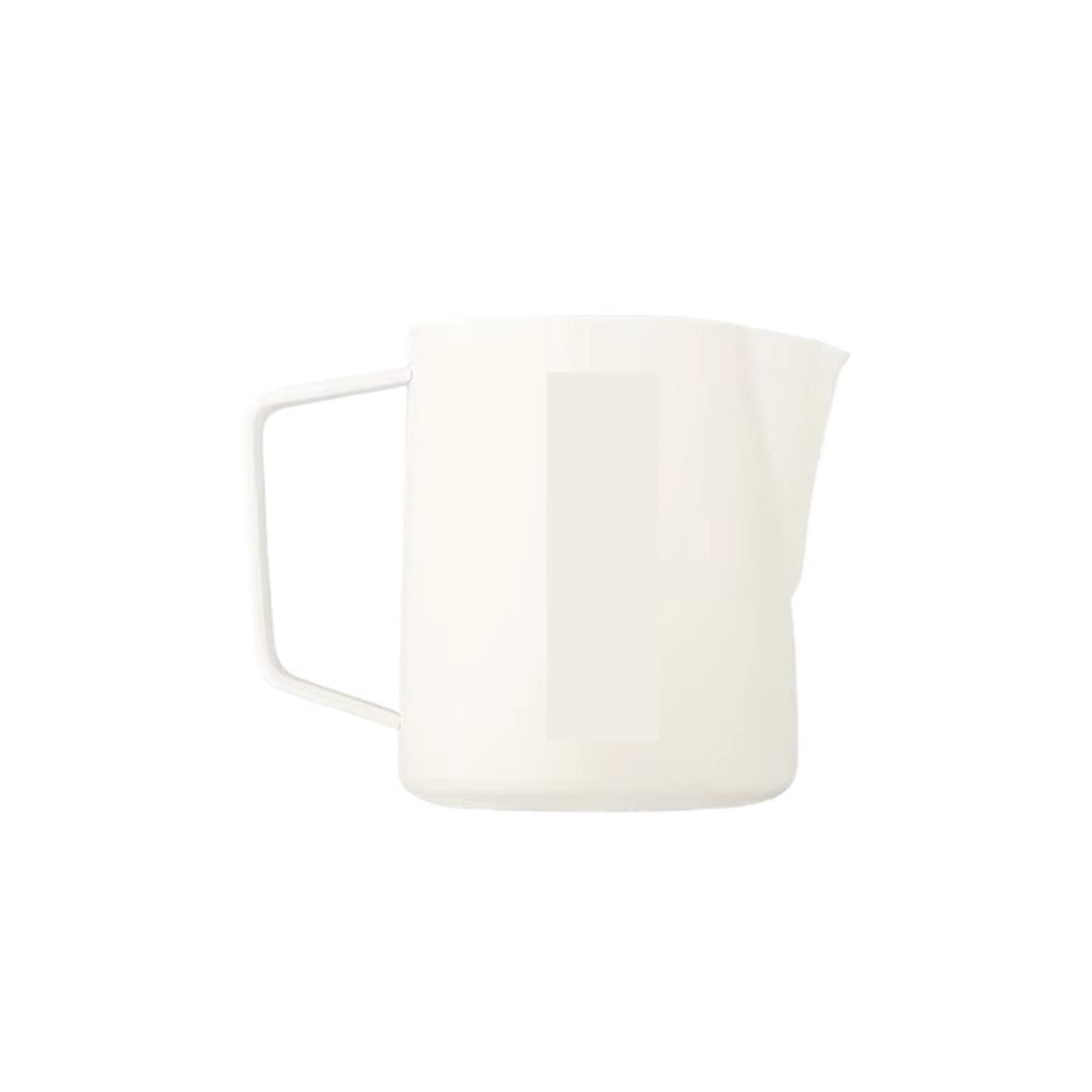 Compatible con jarra for espumar leche, jarras rojas de acero inoxidable 500ml, herramienta café for capuchino/Latte Art(500ml,White)