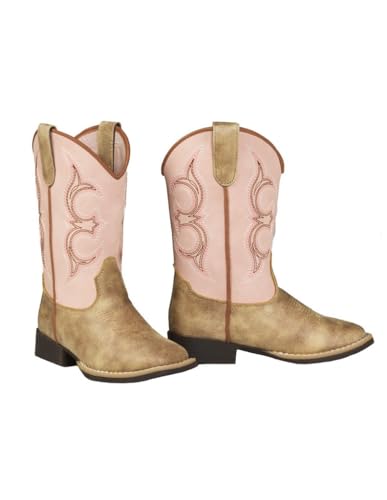Twister Western Boots Girls Posy Square Toe Light Pink 4460036242