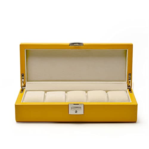 Rangement montre jaune anti-rayures pour valise et tiroir