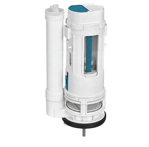 Toilet Flush Valves Replacement Valve Assembly for Drainage Hole Applicable to 2.56"-2.95" for One Piece Dual Flush Drain Valve Repair, 21cm Height