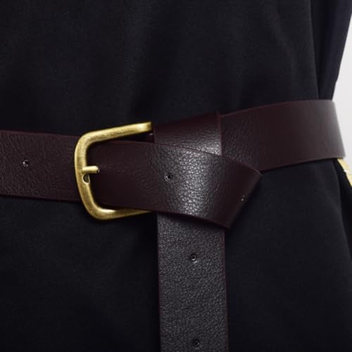 Men's Medieval PU Leather Belt Renaissance Costume Accessories2
