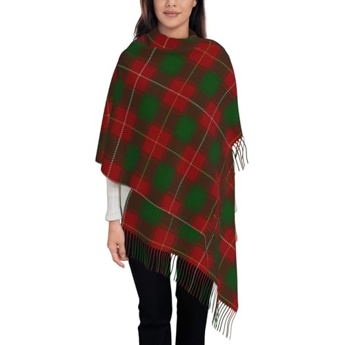 Scarf for Women Tartan Soft Cashmere Feel Pashmina Shawl Wraps, Cozy and Lightweight for Daily & Holiday Wear2