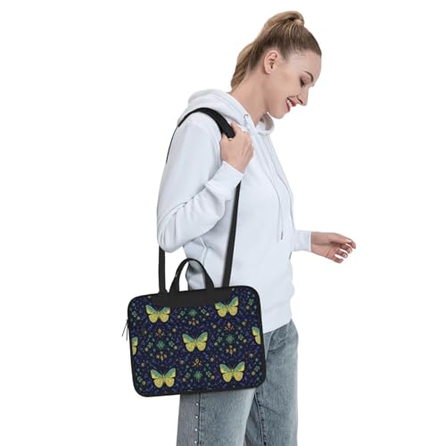 Bolsa para portátil impermeable azul oscuro 14 pulgadas miniatura 3