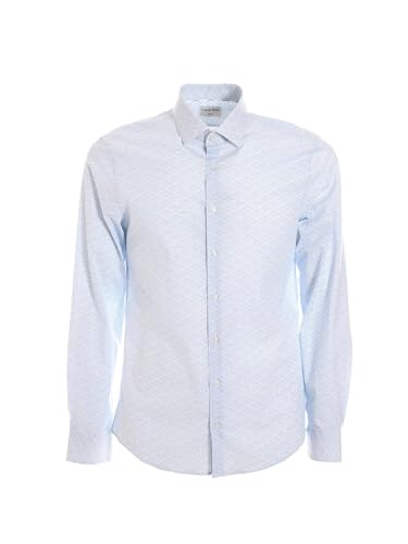 Chemise bleue Calvin Klein K10K111642 anti-plis pour un look soigné