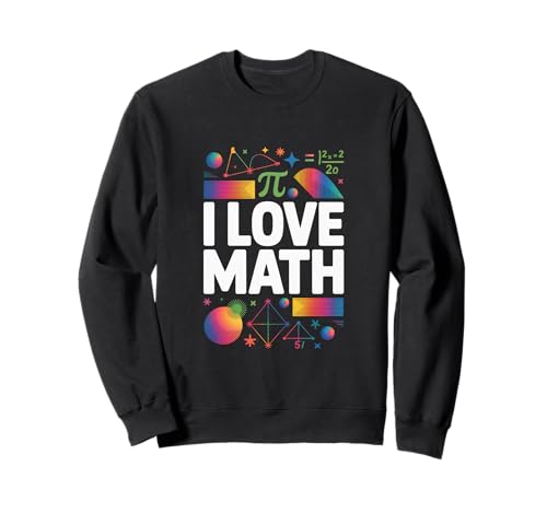Amo las matemáticas Álgebra Geometría Entusiasta Sudadera