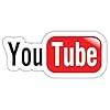 YouTube You Tube sticker decal 6" x 3"
