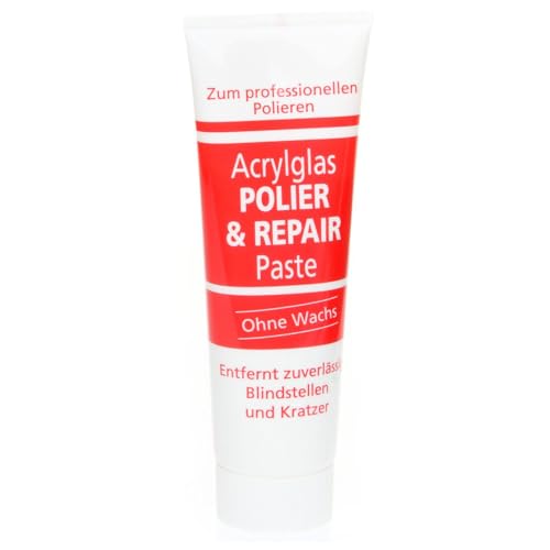 PolyXpert Pasta lucidante per vetro acrilico e plastica, 75 ml