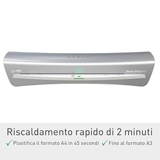 LEITZ iLAM Home Office A3 - 2 rulli - Grigio - 74400089