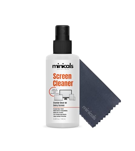 Telefon, Tablet ve Bilgisayar Ekranı için 100 ml Sprey ve Mikrofiber Bez