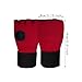 predolo Boxing Inner Gloves Gel Boxing Hand Wraps Gear Padded Kickboxing Mitts Half Finger Gloves for Sparring Workout Sports, Red