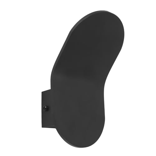 Iluminación de pared LED de diseño curvo con luz cálida de 3000K para dormitorio